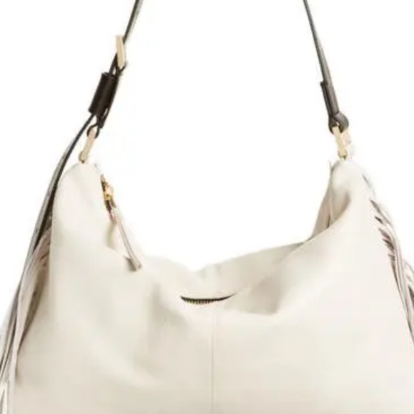 All Saints Edbury Fringe Shoulder Salt Lake White - Picture 7 of 15